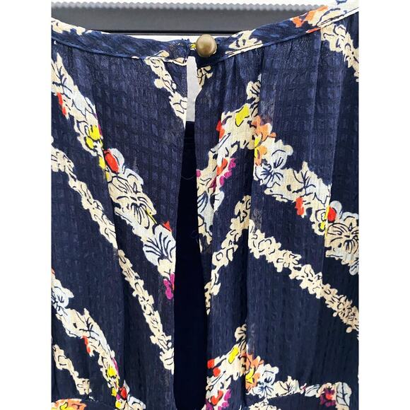 Anthropologie HD Paris Women's Rococo Sleeveless Midi Tiered Trapeze Dress Med - Picture 7 of 10